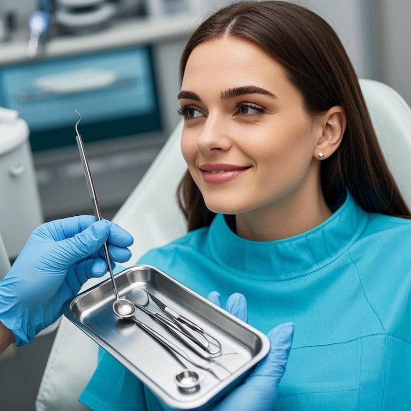 Stainless Steel Medical Instrument Trays, 3 Pack Metal Tray Medical Tray Dental Procedure Tray, Small Flat Trays for Dental, Surgical, Lab Tools, Tattoo, Nail Tools (3 Pack- 8.6" * 4.4" * 0.8") 3 PACK- 8.6" * 4.4" * 0.8"