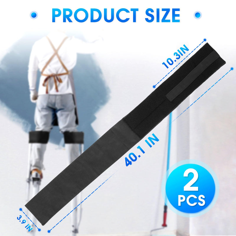 Drywall Stilt Straps, Padded Foam for Comfortable Wearing and Pressure Relief, Suitable for All Brands of Stilts, 2Pcs