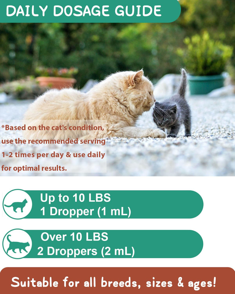 Hairball Treatment for Cats - Cat Hairball Remedy - with Natural Ingredients & Vitamins, Cat Calming Spray - Reduce Scratching, Fighting, Peeing, Marking