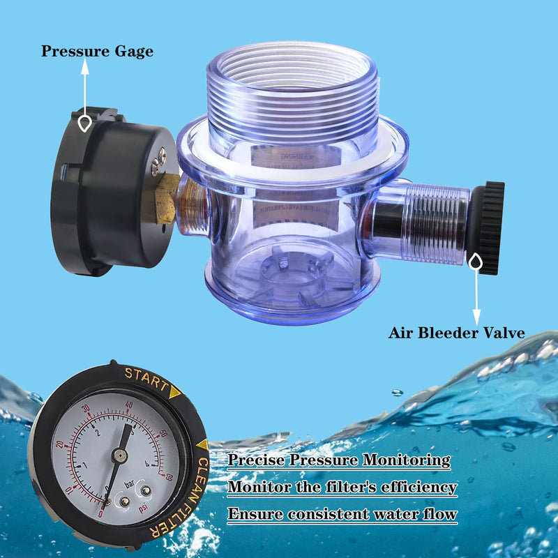 273564Z Manual Air Relief Valve, Compatible with Triton C, TR140C, TR100C, Triton II Pool Spa Sand Filters Air Relief Valve Assembly, Easy Maintenance, Accurate Pressure Monitoring