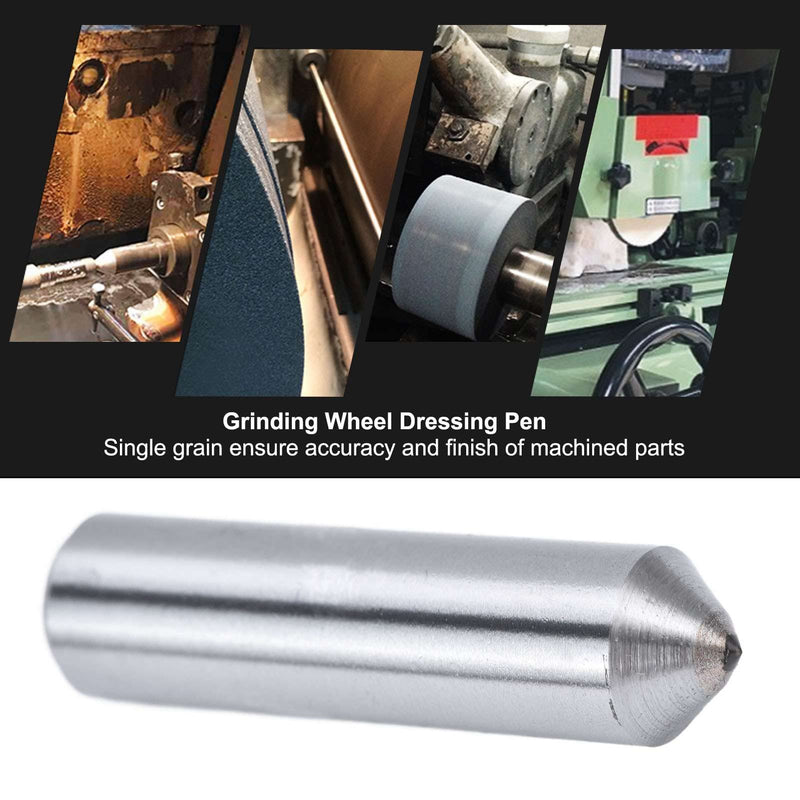 Diamond Dresser, 0.3 Carat 12mm Single Point Diamond Dresser Pen Grinding Wheel Dressing Pen Grinding Wheel Taper Tool - NewNest Australia