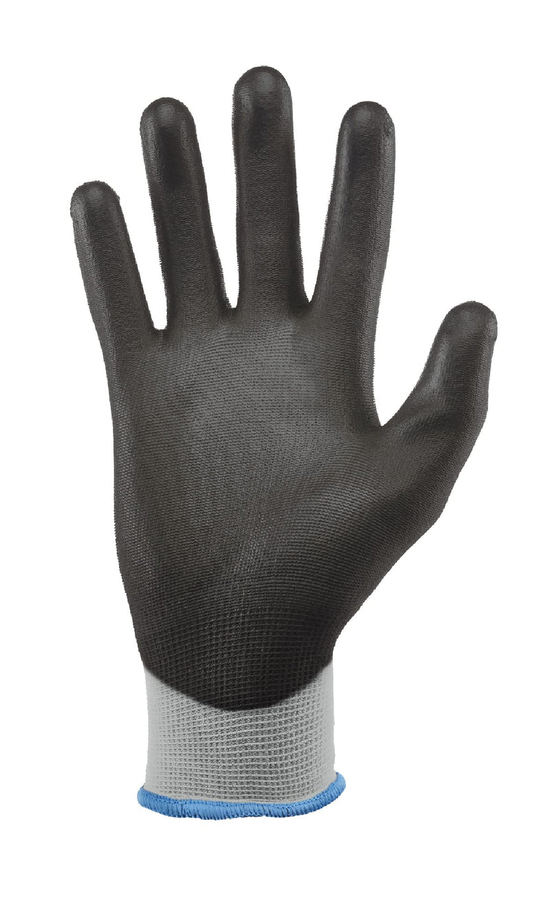 Gorilla Grip Work Gloves, Never Slip Maximum Grip All-Purpose, Gloves for Men, Superior Grip, Polymer Palm 25 Pairs Large