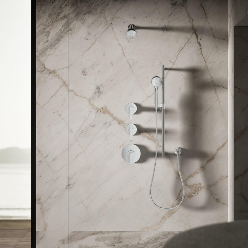 Kohler 72418-G-BN Awaken® G90 Three-function showerhead, 1.75 gpm, Vibrant Brushed Nickel Multifunction Showerhead