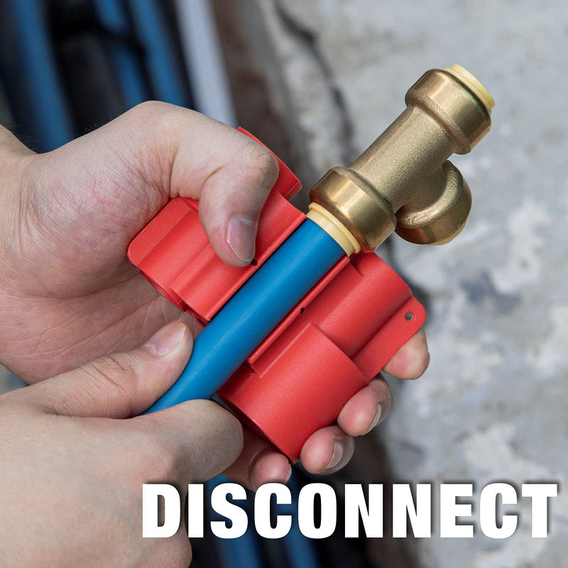 iCrimp Push-fit Fitting Deburr, Depth Gage and Disconnect Tool for PushFit Fittings, Push-To-Connect system, Multi-size combination 1/4 In.-1 in. CRQ03