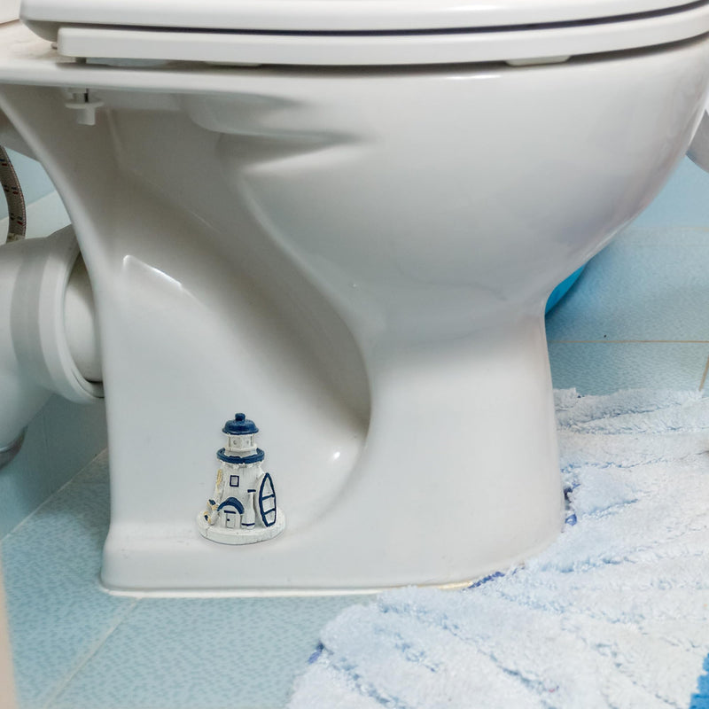 4-Pack Lighthouse Toilet Bolt Covers Decorative Toilet Bolt Caps Toilet Caps for Bottom of Toilet