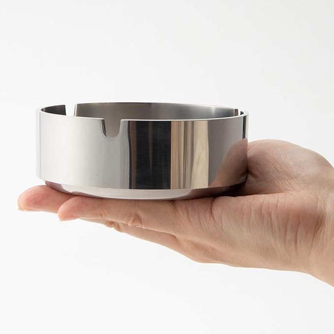 Endo Shoji Stainless Steel Zero Zero Rest Ashtray with No. 03 pzl04 - NewNest Australia