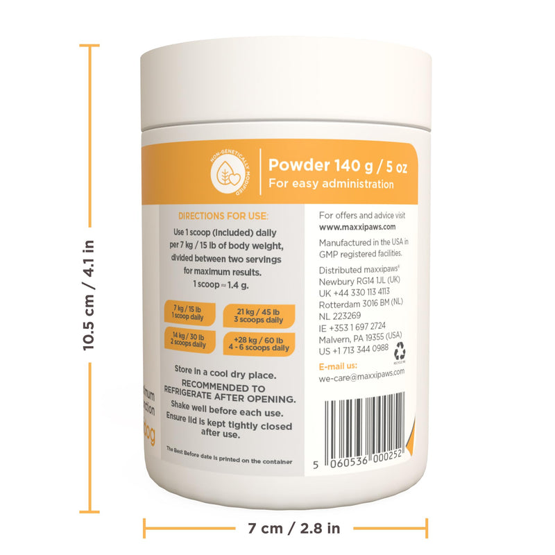 maxxiscoot Anal Gland & Digestive Health Support for Dogs - Powder Supplement, 5oz - PawsPlanet Australia