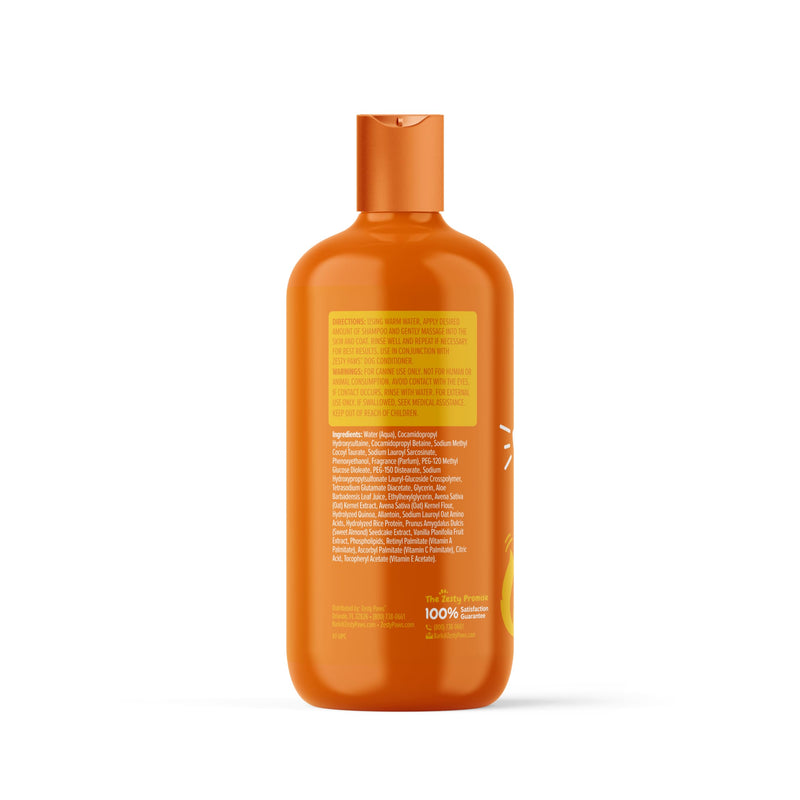 Dog Shampoo with Oatmeal & Aloe Vera - Grooming Pet Wash for Itchy & Sensitive Skin + Dandruff & Coat - Gentle Anti Itch Formula - Vanilla Bean Scent - 16 OZ - PawsPlanet Australia