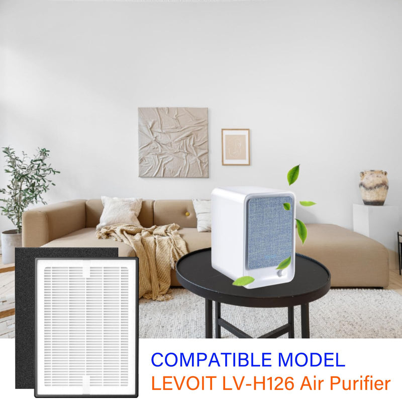 4 Set LV-H126 Replacement Filter for LEVOIT LV-H126 Air Purifier
