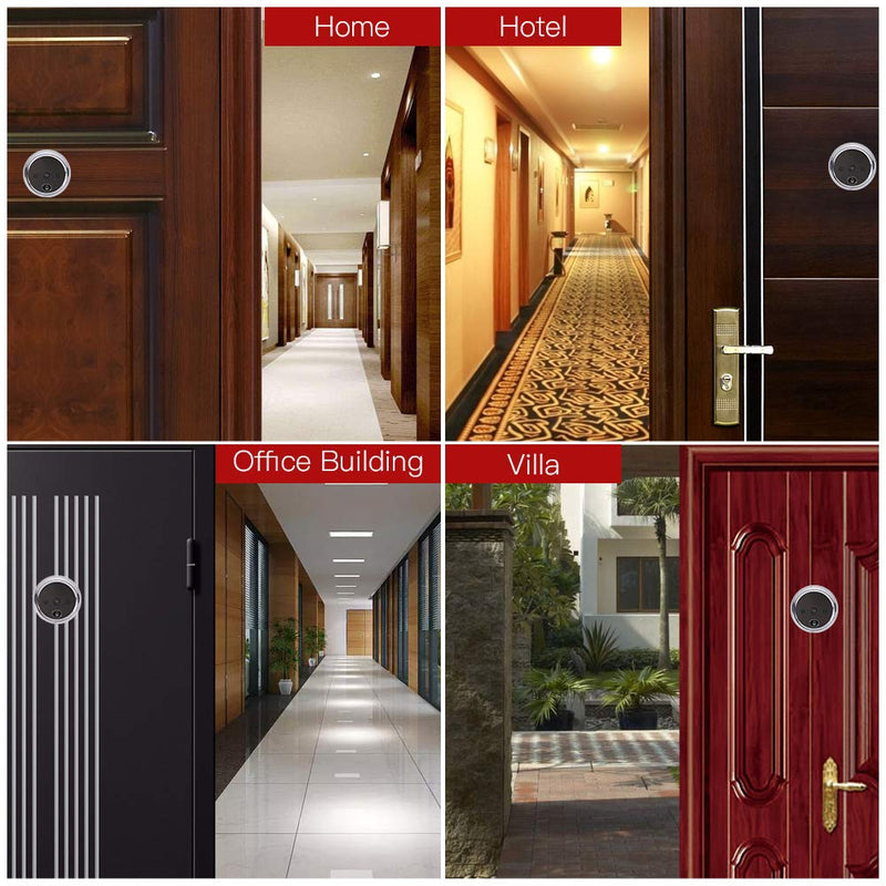 3.0 Inch Digital Door Viewer, 120 Degree Peephole Camera, IR Night Vision Peephole Viewer Doorbell Security Door Viewers for Home Safe