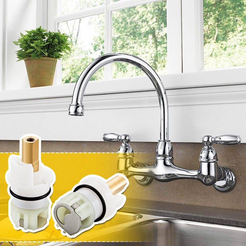 RP25513 Faucet Cartridge Replacement Kit for Delta two handle faucet repair kit Includes RP4993 Seats and Springs, 2 Pack