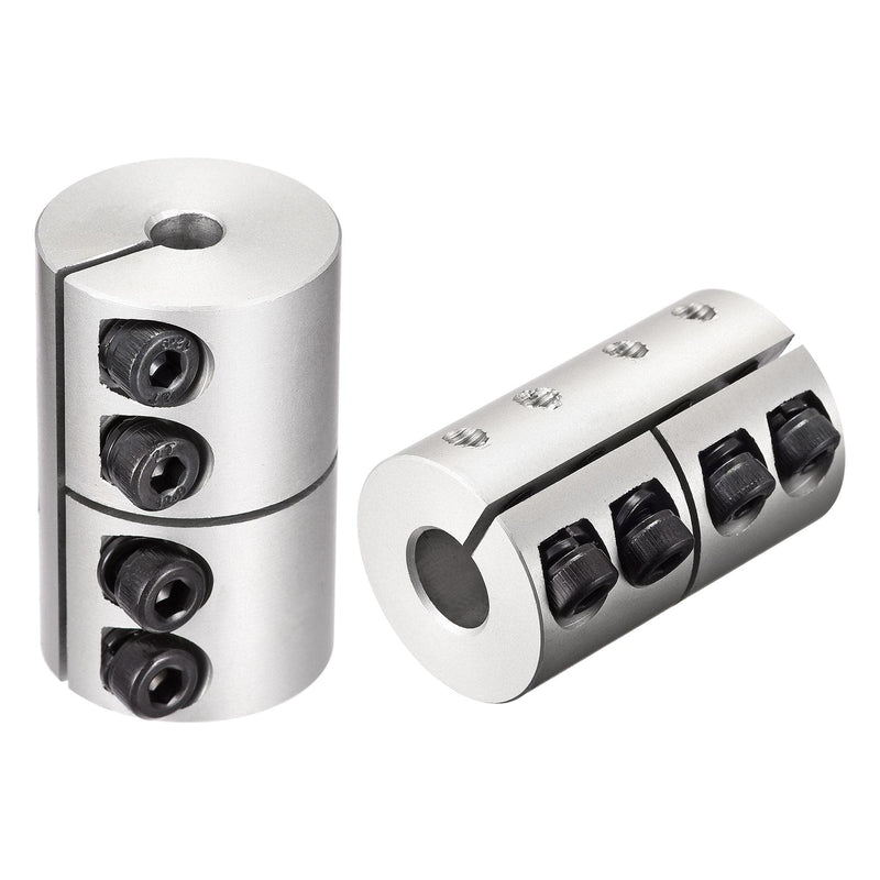 uxcell 2pcs 8mm to 10mm Shaft Coupling 25mmx40mm Coupler Aluminum Alloy Joint Motor for 3D Printer CNC Machine DIY Encoder 10mm x 8mm
