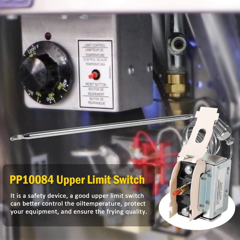 PP10084 High Limit Switch for Pitco Frying Equipment, Use for for Electric Or Gas Fryers,LCH Hi-Limit 450 °F Fixed