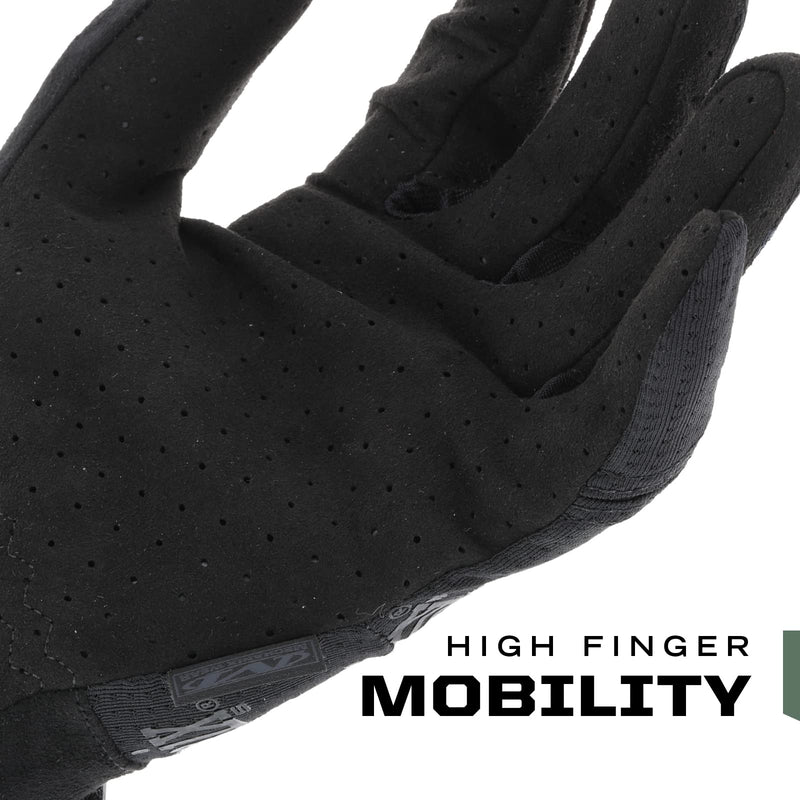 Mechanix Wear Specialty Vent Tactical Gloves - Ventilated Precision Fit High-Dexterity Field Work Gloves - Touchscreen Compatible & Machine Washable - XX-Large - Covert Black