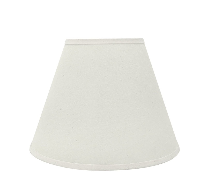 Aspen Creative 32197A Transitional Empire Shape Spider Construction Lamp Shade, Frost, 6" Top x 12" Bottom x 9" Slant Height
