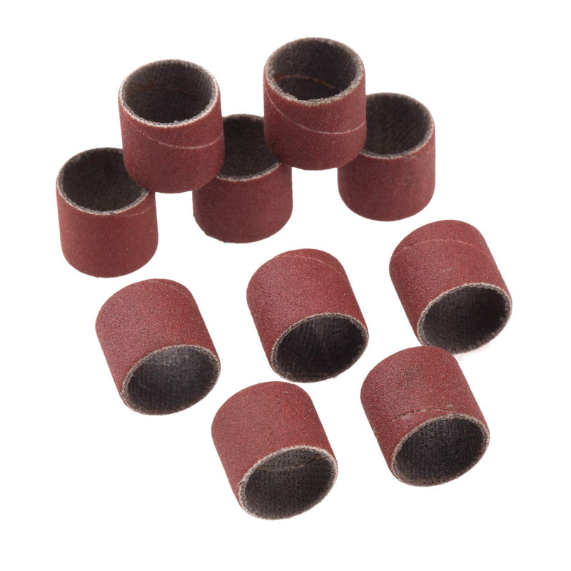 100 PCs Sanding Bands 320 Grit Drums Sleeves For DREMEL Rotary Tools 12CM 320# Grit