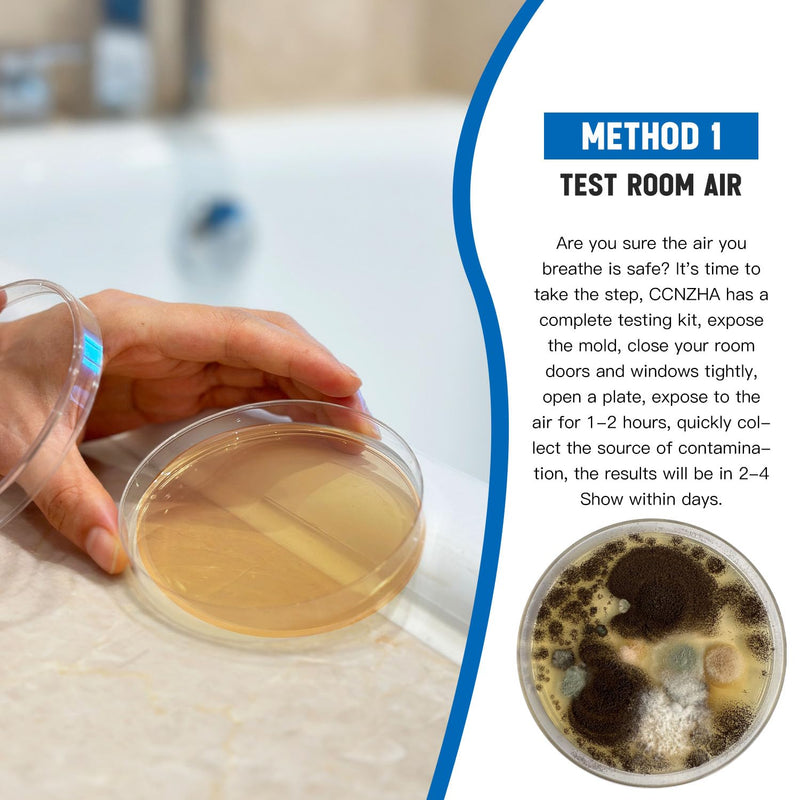 Mold Test Kit for Home -DIY Mold Testing Kit with 12 Individual Tests-Black Mold Detector-Indoor Air Quality Tester-Mold Identification Guide-Free Lab Analysis-Fast and Reliable Mold Detector at Home
