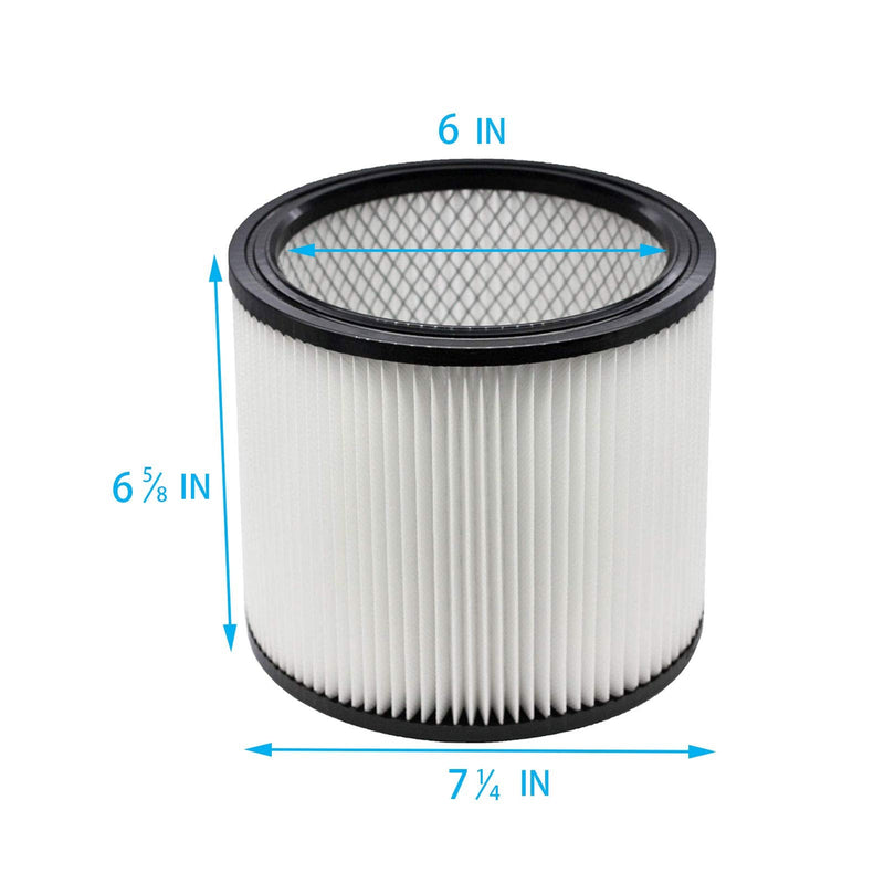 Extolife Replacement Filter Compatible with Shop-Vac 90350 90304 90333 Replacement fits most Wet/Dry Vacuum 5 Gallon and above (1) 1