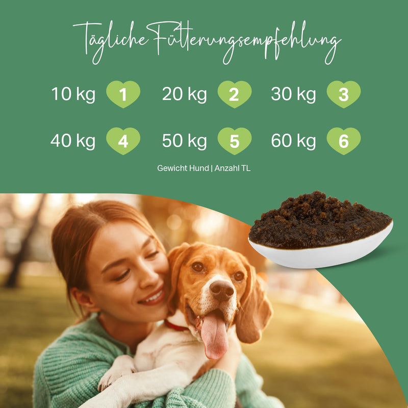 MEDIDOG 500g premium elm bark paste for dogs, ready to eat, better digestion, for eating stool, heartburn, diarrhea, slippery elm bark - PawsPlanet Australia