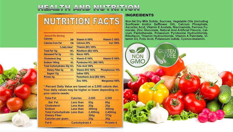 Food For Preparing SHTF 2-day Food Supply 24 Tabs Food Ration for Travel Camping Boating Biking Hunting Outdoor Gluten Free and Non-GMO 25 Years Shelf Life Long Term Food Storage - Vanilla Malt Flavor