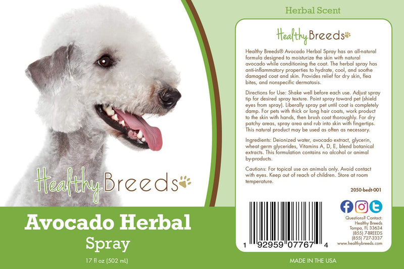 Healthy Breeds Bedlington Terrier Avocado Herbal Spray 17 oz