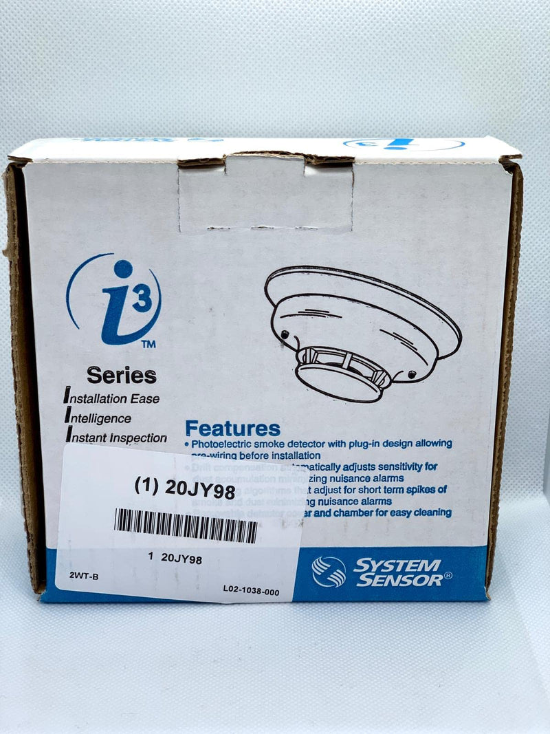 SYSTEM SENSOR 2WT-B 12/24 VDC, 2-Wire, Thermal, with Base, I3 Series, Detector
