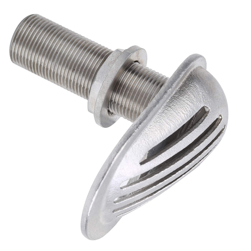 Yctze MJS023 316 Stainless Steel Marine Boat Intake Filter, Through-Hull Water Intake Scoop, Water Filter for Boat Pumps, 2-Pack