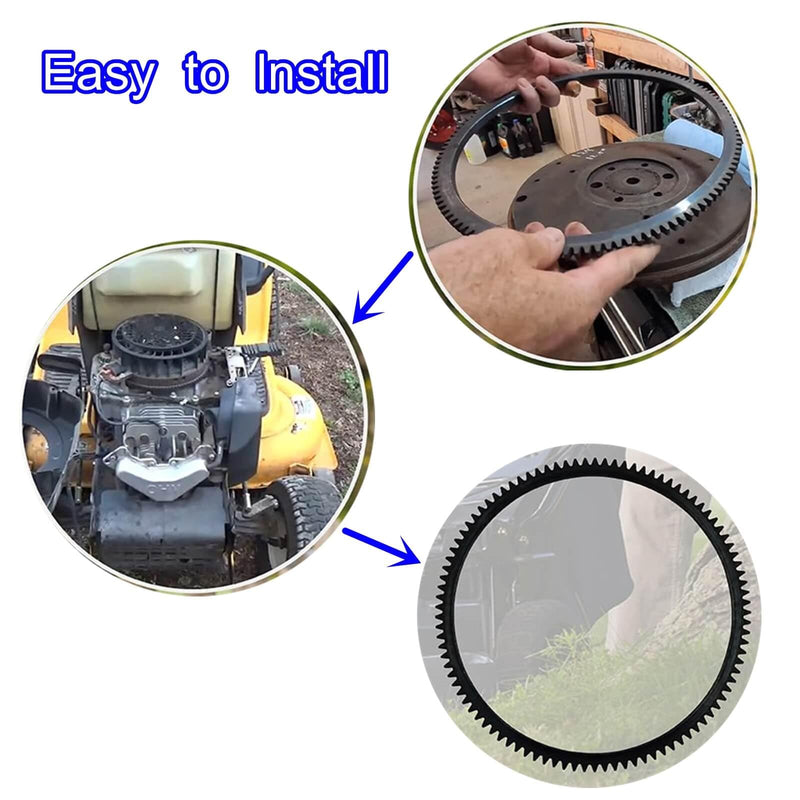 97 Teeth Flywheel Starter Ring Gear, Compatible with Kohler Command V-Twin flywheels & Kohler Courage，Replacement Ring Gear,Automotive Flywheel Ring Gear 97 Teeth
