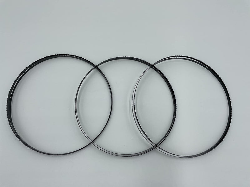 AYAO Pack of 3 Bandsaw Blades 62 Inch X 1/4 Inch X 14TPI for Ryobi, Powertec, Skil, Craftsman 9" Band Saws