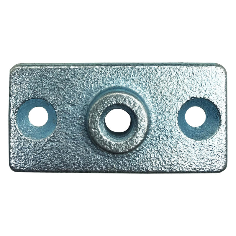 3/8 Pipe Hanger Ceiling Flange Hanger 8PCS Ceiling Flange Hanger Plate for Plumbing and Industrial Decor, Plate Connector 3/8in Silver Exselens 3/8"