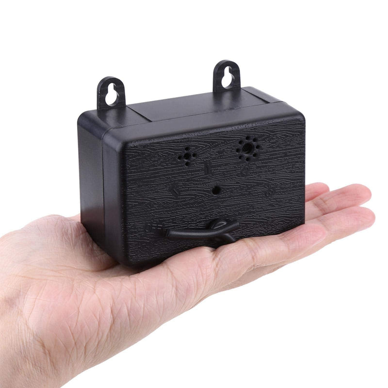 Ultrasonic Anti Bark Device for Dogs Outdoor Bark Control with 50ft Range,Waterproof Portable Dog Bark Deterrent,No Collar Needed,3 Adjustable Levels Black