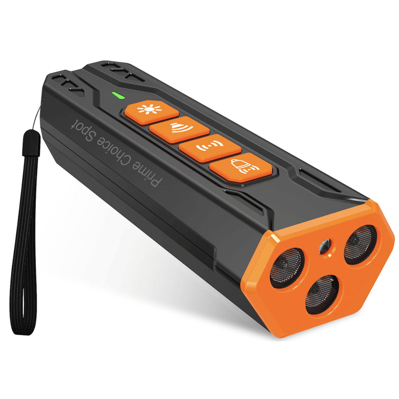 Ultrasonic Dog Bark Deterrent Handheld – Humane No-Shock Bark Control Device with Triple Emitters, 6 Modes, USB-C Rechargeable, 23ft Range for Indoor & Outdoor Training