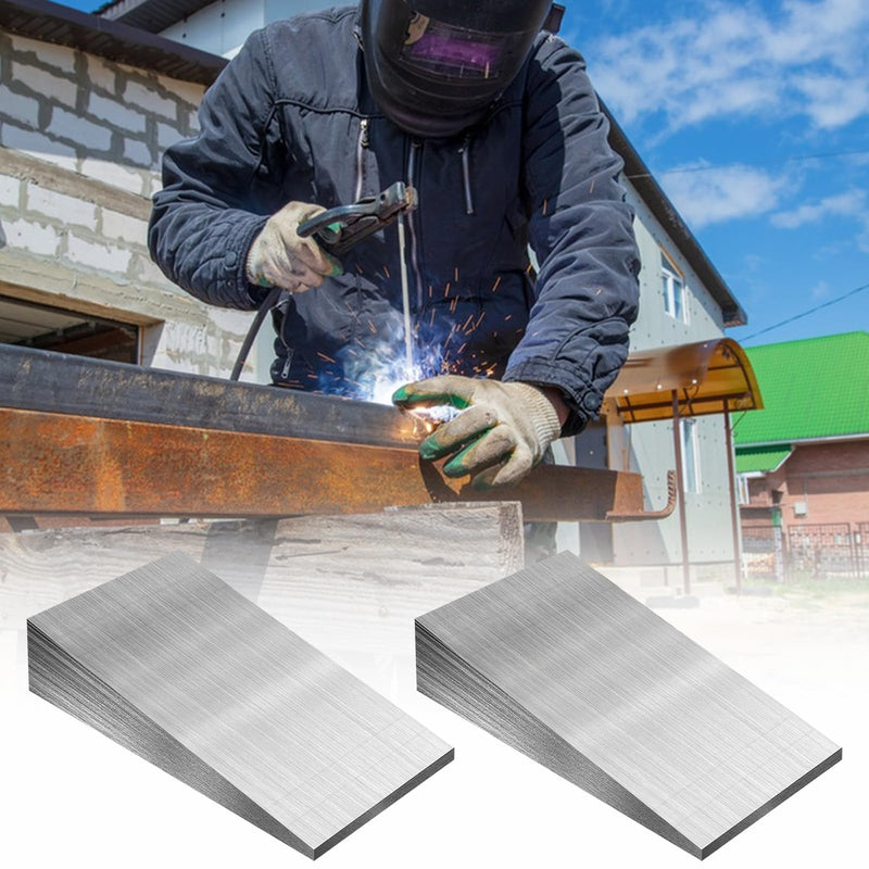 8PCS 4.7x2.4x0.8 Inch Metal Wedge Shims Triangle Flange Wedge, Steel Flange Wedge, Slope Steel Wedges, Metal Welding Tools for Machine Tool Workshop Factory