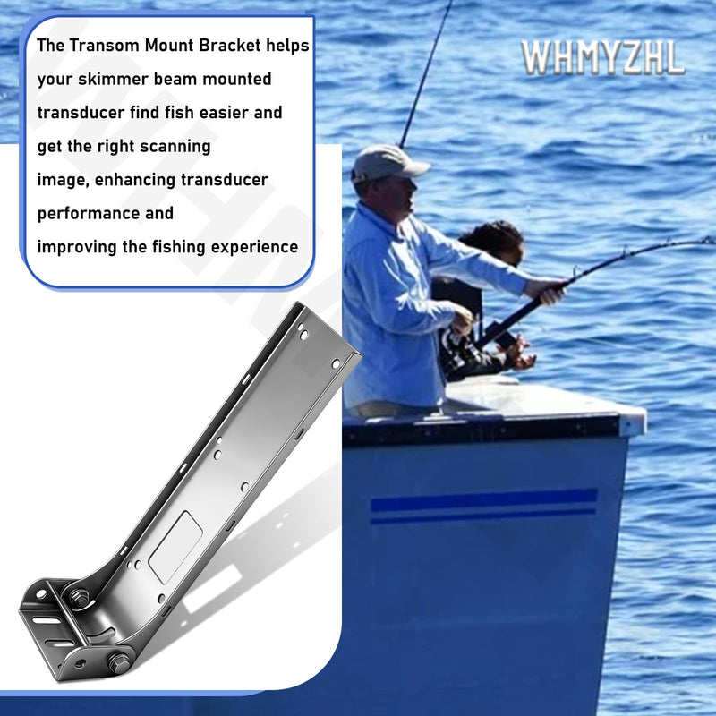 000-12603-001 Transom Mount Bracket Compatible with StructureScan 3D, HD & TotalScan Skimmer Transducers