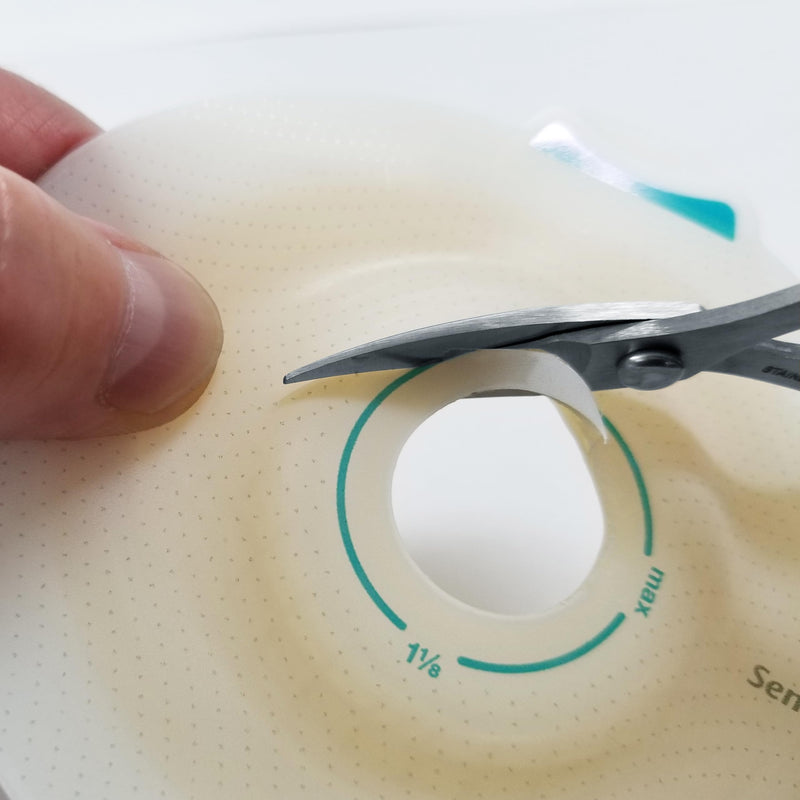 ALLEX Ostomy Scissors Curved Blunt Tips for Cutting Stoma Bag and Wafer, Made in JAPAN, Japanese Stainless Steel Blade