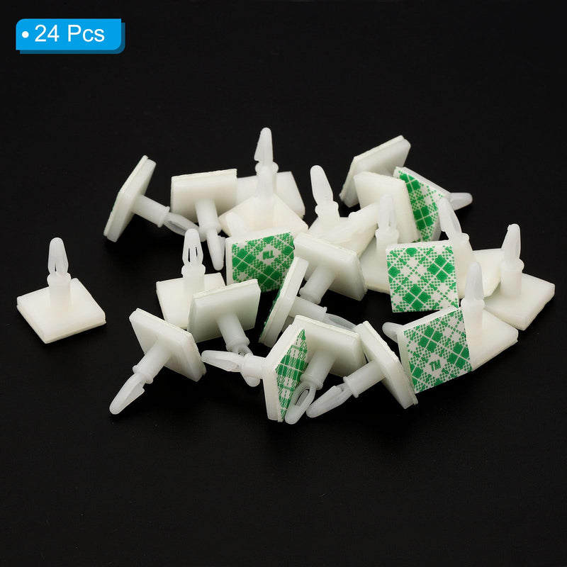 PATIKIL Sticky PCB Spacer, 24 Pcs Adhesive Standoffs 0.37" Supporting Height Adhesive Insulated Standoffs for PCB PC Board Support, White 0.37"