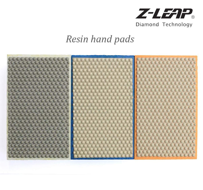 Diamond Hand Polishing Pads 7-Pcs Set for Granite Marble Concrete Glass Stone Sanding Polishing LeapA-7pcs