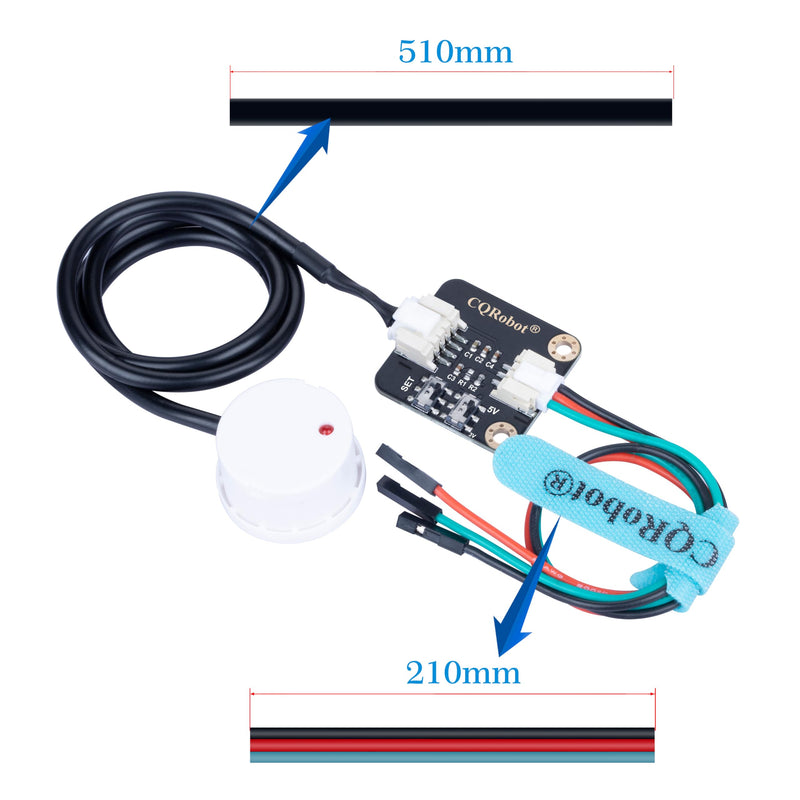 Non-Contact Water/Liquid Level Sensor Compatible with Arduino, Raspberry Pi and Other Motherboards. for Industrial Production, Aquarium, Chemical Solution, Agriculture, Gardening, etc. Non-Contact Type
