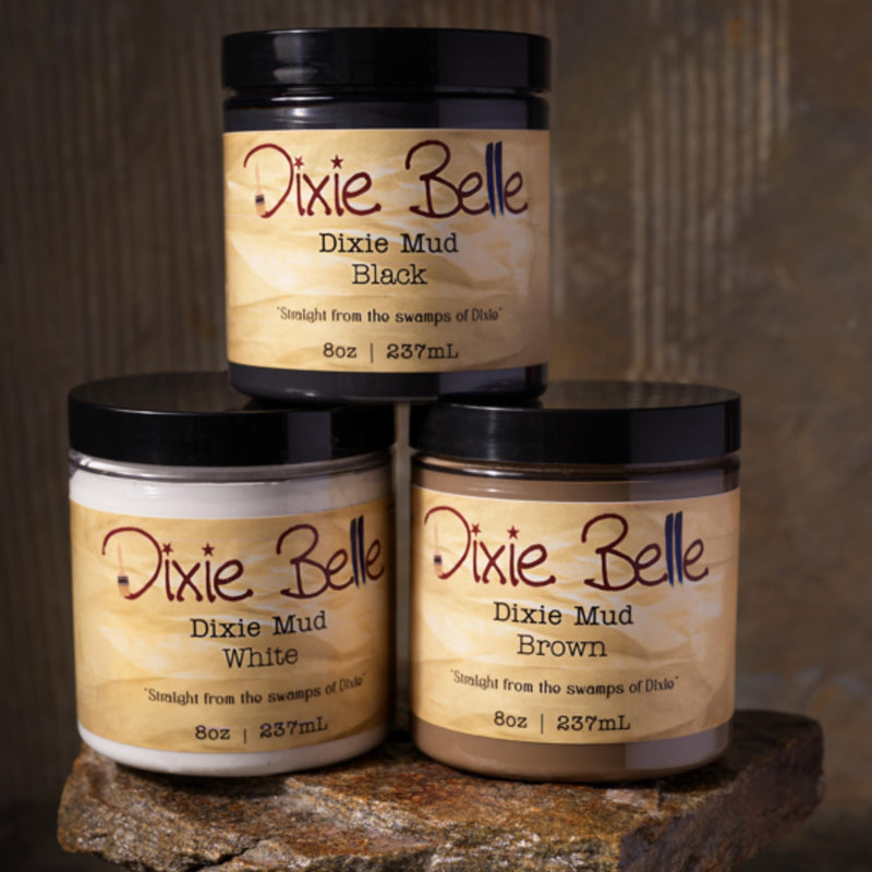 Dixie Belle Paint Company Mud (Black, 8oz) Black