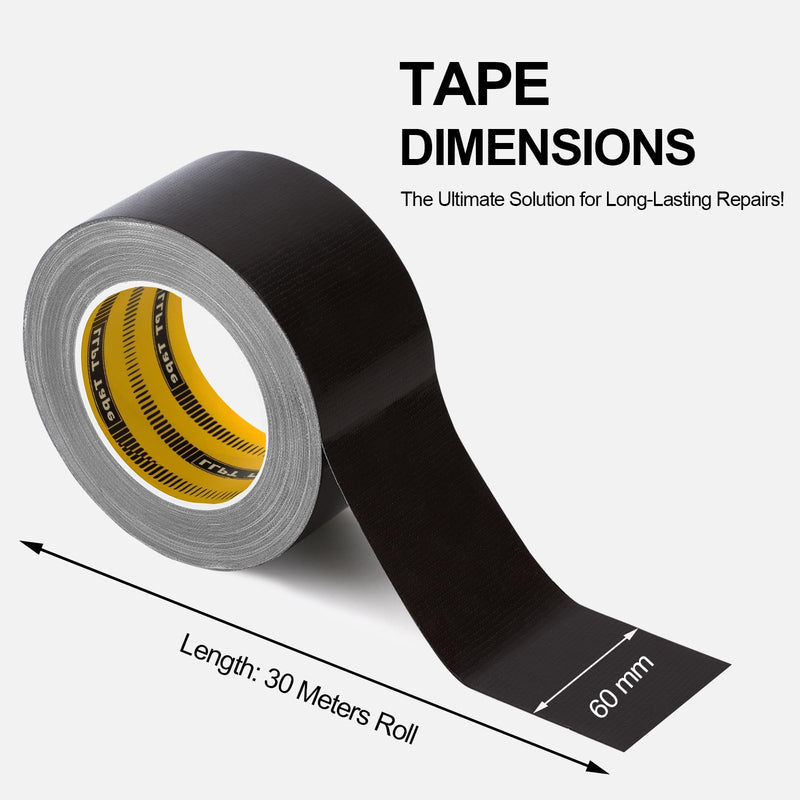 LLPT Duct Tape Dark Brown Premium Grade 2.36 Inches x 108 Feet Heavy Duty Easy Tear Strong Adhesive for Moving Packing Color Coding Art Craft DIY Projects Repair (DT254)