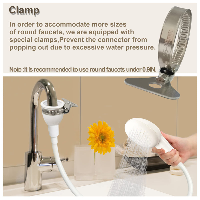 Sink Spray Rubber Hose Portable Shampoo Sprayer (Style 1) Style 1