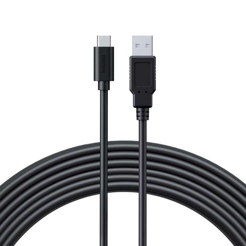 Insta360 Extra Long USB-C to USB-A Cable (5m, 16ft)
