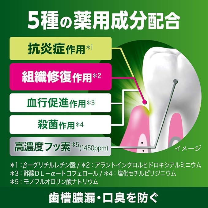 Deep Clean Medicated Toothpaste, Prevents Pyorrhea and Bad Breath Prevention, 5.6 oz (160 g) (Quasi-Drug) - NewNest Australia