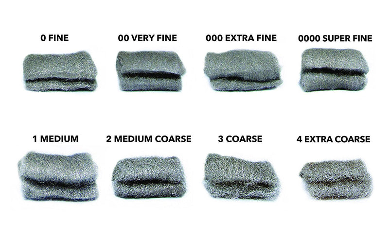 Red Devil 0320 Steel Wool, 0000 (Pack of 8) 8 Pads 0000 Super Fine