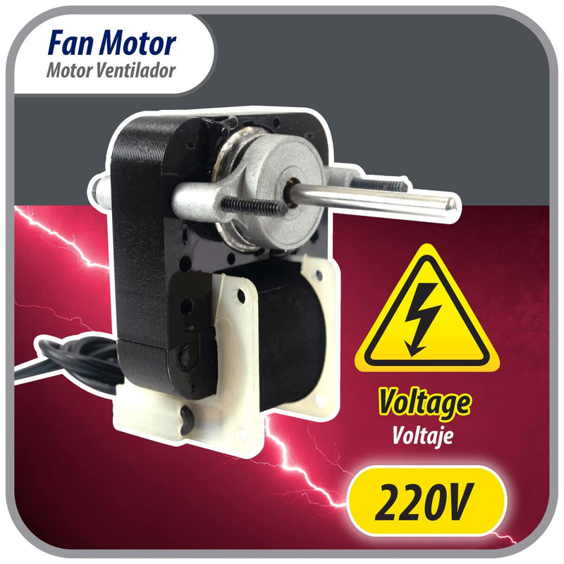 Fan Motor"672" Kit 220v 1/130hp 50/60hz Appli Parts Apfm-672 Ref. Nuv-672
