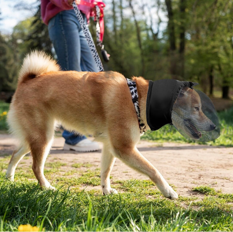 LeongLzt Field Guard Dog Face Guard Head Net Mesh Protector Small - PawsPlanet Australia