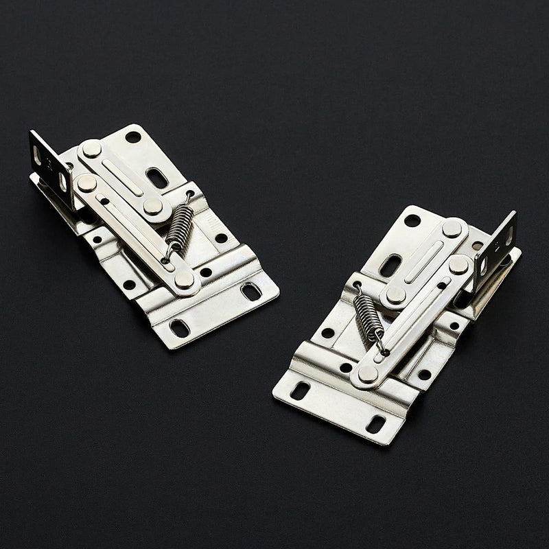 Ravinte 1 Pair Tip Out Tray Hinges Kitchen Cabinet Hinges Self Closing Cabinet Door Hinges Kitchen Cabinet Door Satin Nickel Durable Easy Install Bathroom Sink Front Drawer Hardware