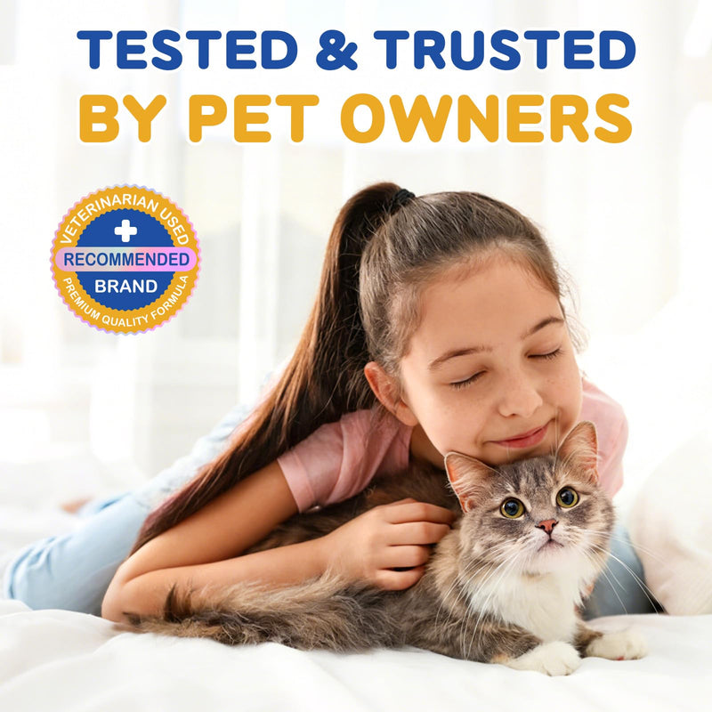 Taurine Supplement for Cats Liquid Drops – Supports Heart, Vision Health – 60mL Highly Absorbable for All Cats 12+ Weeks