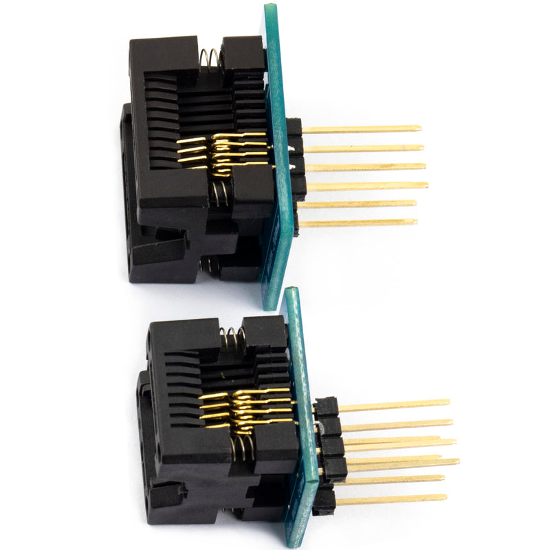 SOP8 to DIP8 IC Socket 150mil and 200-208mil SOP8 Programmer Adapter Socket Converter Module (150 and 200 mils (Each 1)) 150 and 200 mils (each 1)