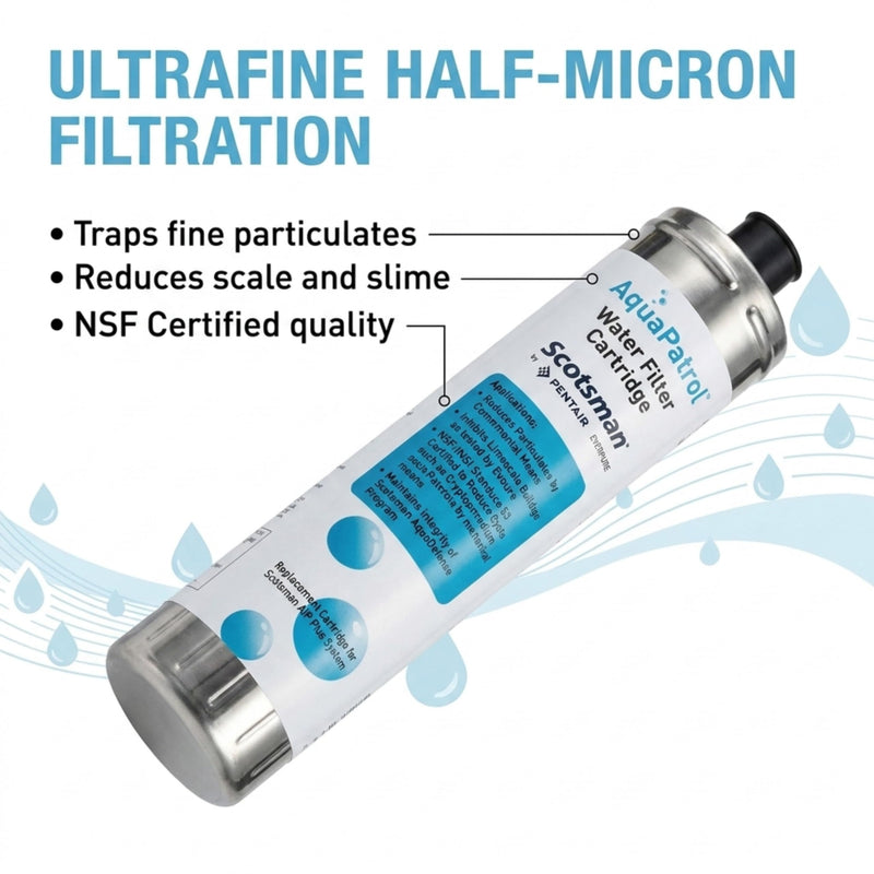 Scotsman APRC1-P AqualPatrol Plus Water Filter Replacement Cartridge, NSF 1 Count (Pack of 1) Potable Water Filter